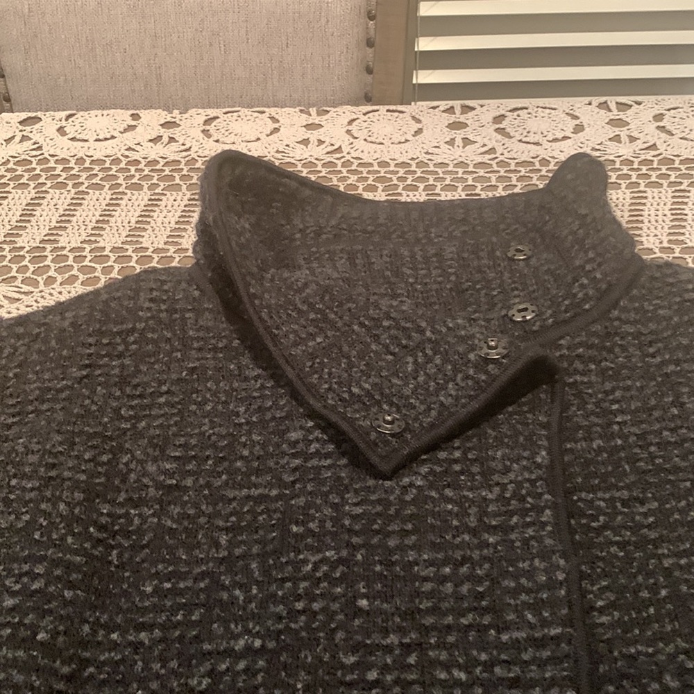 NWT EILEEN FISHER HI COLLAR WOOL/ALPACA JACKET SIZE L - Picture 8 of 13
